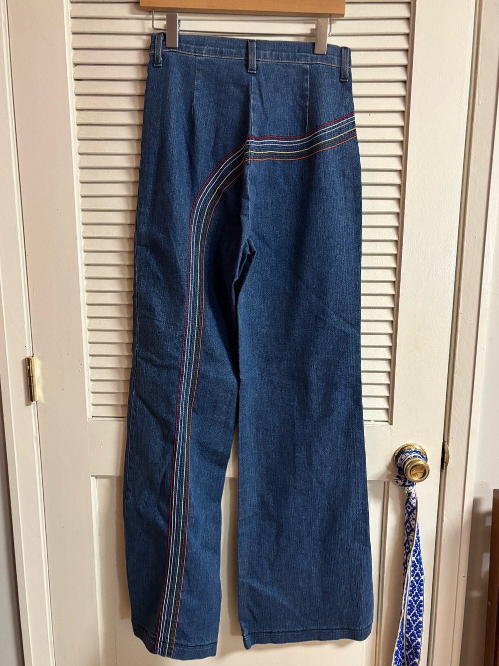 ModCloth Rainbow With Me Wide-Leg Jeans - Picture 10 of 14